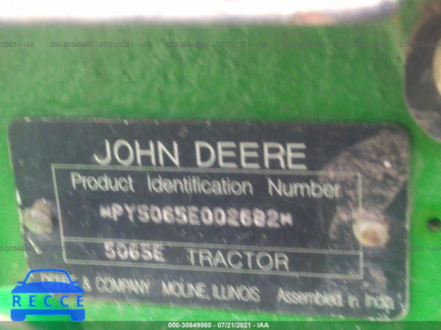 2010 JOHN DEERE OTHER  PY5065E002682 зображення 8