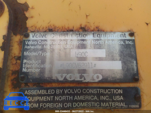 1998 VOLVO L90C V62911 зображення 8