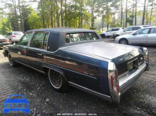 1984 CADILLAC FLEETWOOD BROUGHAM 1G6AW6983E9072105 image 2