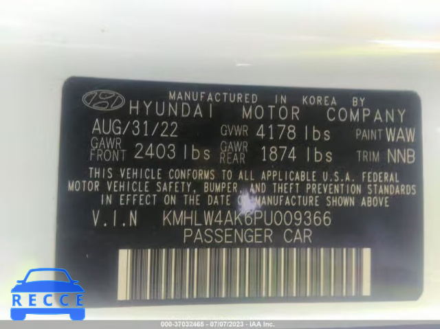 2023 HYUNDAI ELANTRA N KMHLW4AK6PU009366 image 8