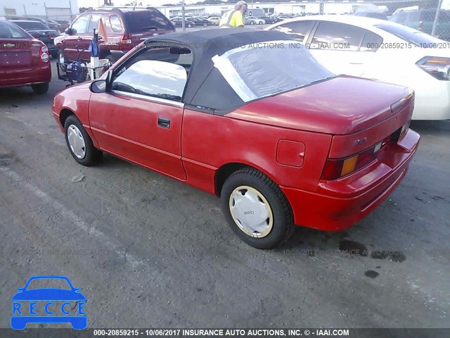 1991 GEO METRO LSI/SPRINT/CL JG1MR3361MK613028 зображення 2