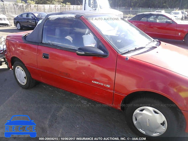 1991 GEO METRO LSI/SPRINT/CL JG1MR3361MK613028 зображення 5