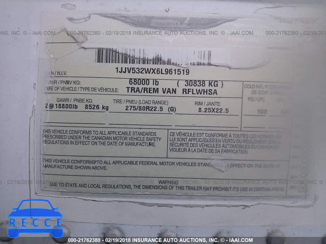 2006 WABASH NATIONAL CORP REEFER 1JJV532WX6L961519 image 8