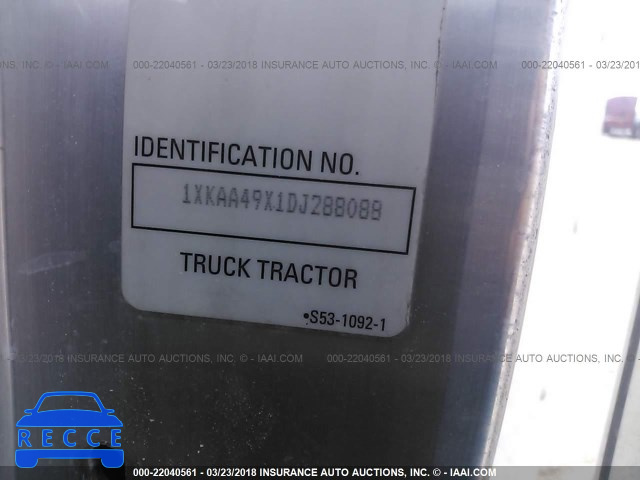 2013 KENWORTH T660 T660 1XKAA49X1DJ288088 зображення 9