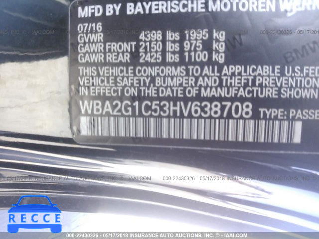 2017 BMW M240I WBA2G1C53HV638708 Bild 8