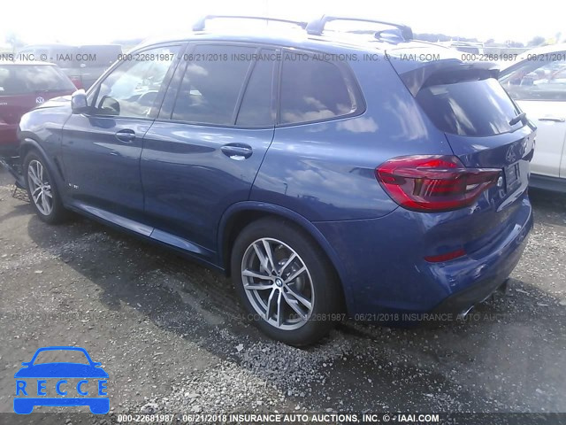 2018 BMW X3 XDRIVE30I 5UXTR9C51JLC74601 зображення 2