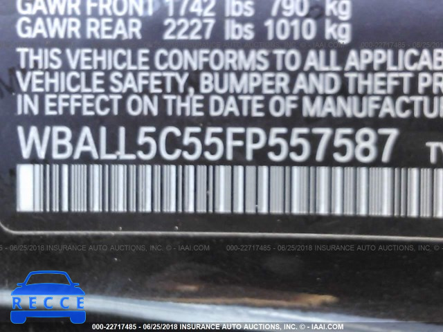 2015 BMW Z4 SDRIVE28I WBALL5C55FP557587 image 8