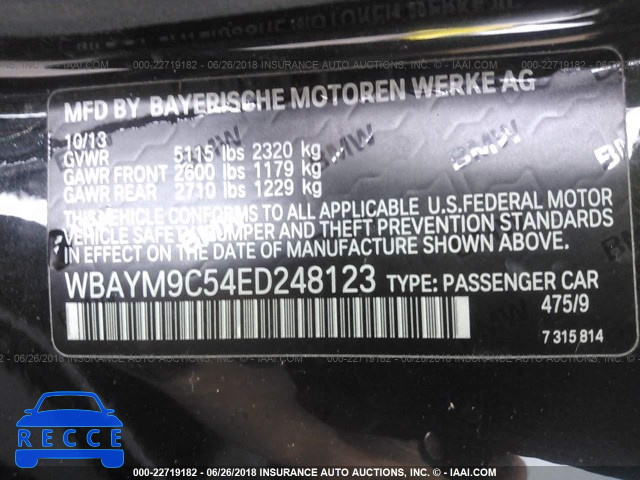 2014 BMW 650 I WBAYM9C54ED248123 зображення 8