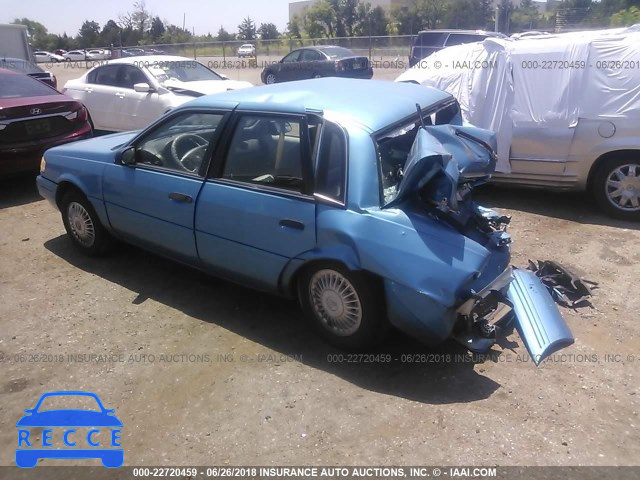 1992 MERCURY TOPAZ LS 1MEPM37X5NK609599 image 2