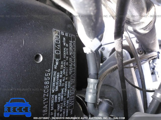 2000 BMW R1100 RT WB10418A1YZC68554 image 9