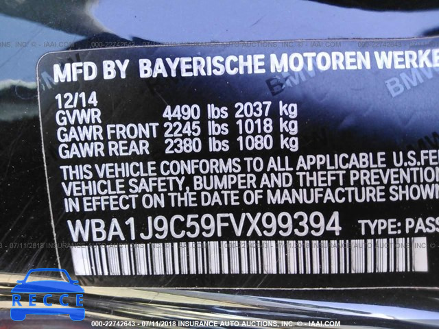 2015 BMW M235XI WBA1J9C59FVX99394 image 8
