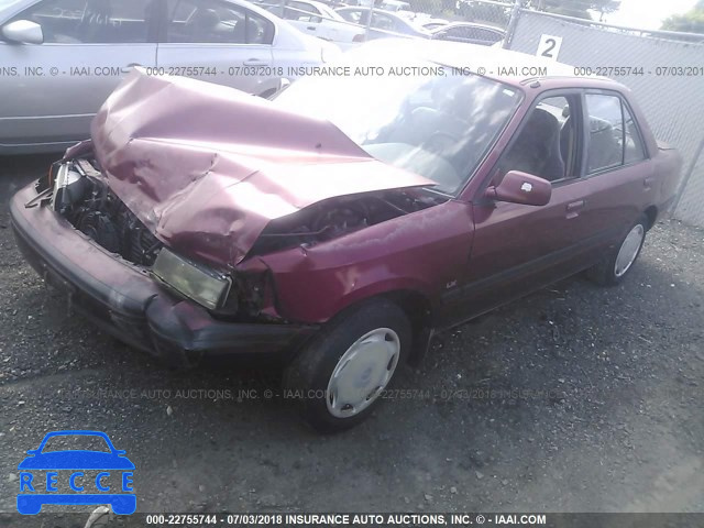 1992 MAZDA PROTEGE LX JM1BG2263N0504857 зображення 1