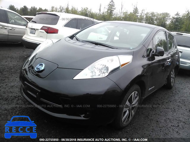 2017 NISSAN LEAF S/SV/SL 1N4BZ0CP0HC302119 зображення 1