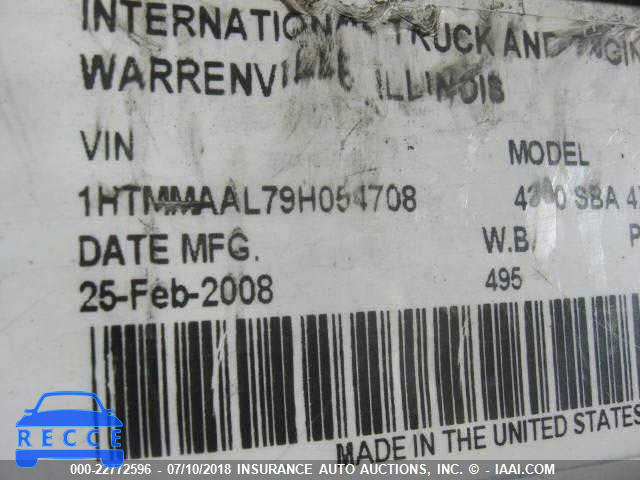 2009 INTERNATIONAL 4300 4300 1HTMMAAL79H054708 зображення 6