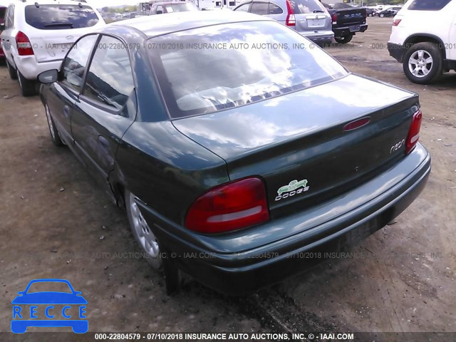 1999 DODGE NEON HIGHLINE 3B3ES47CXXT518932 Bild 2