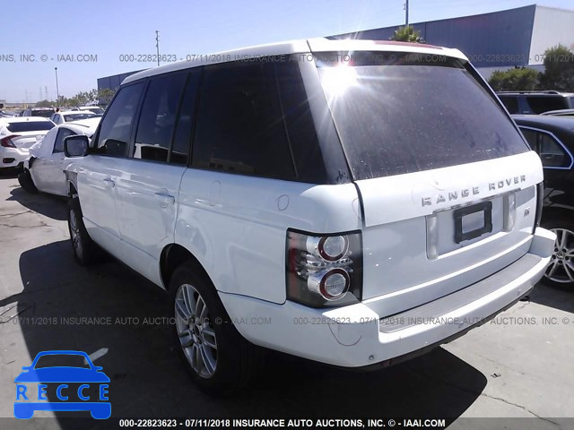 2012 LAND ROVER RANGE ROVER HSE SALME1D43CA387236 зображення 2