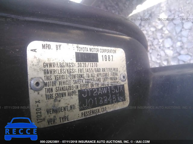 1988 TOYOTA MR2 T-BAR JT2AW15JXJ0132431 Bild 8