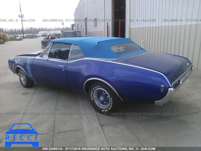 1968 OLDSMOBILE CUTLASS 336678Z103625 зображення 2