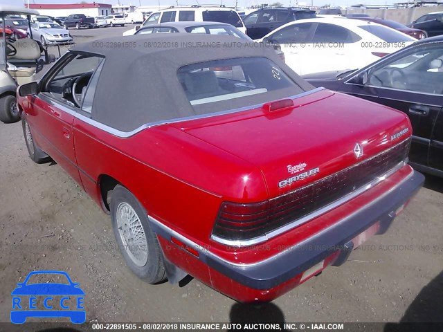 1991 CHRYSLER LEBARON 1C3XJ4539MG133878 image 2