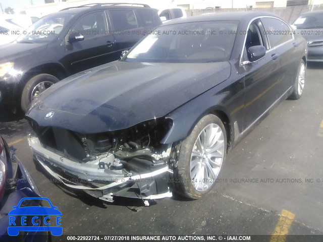 2016 BMW 750 I WBA7F0C56GGL99483 зображення 1