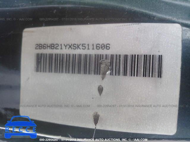 1995 DODGE RAM VAN B2500 2B6HB21YXSK511606 image 8