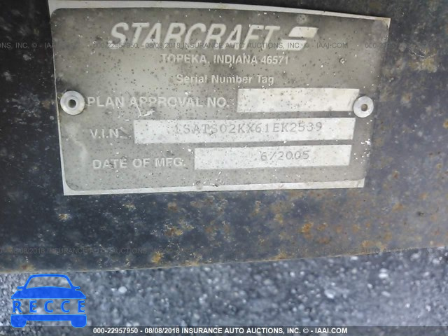 2006 STARCRAFT TRAVEL STAR 1SATS02KX61EK2539 зображення 8