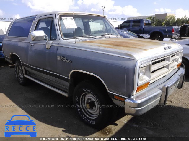 1989 DODGE RAMCHARGER AW-100 3B4GM07Y2KM952008 зображення 0