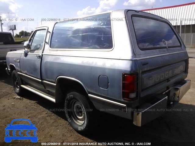 1989 DODGE RAMCHARGER AW-100 3B4GM07Y2KM952008 зображення 2