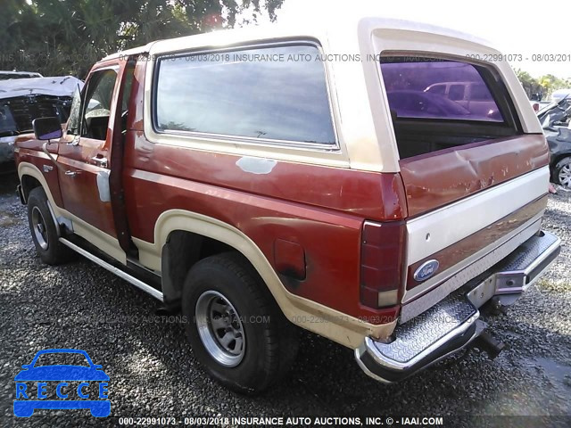 1986 FORD BRONCO U100 1FMEU15HXGLA04124 image 2