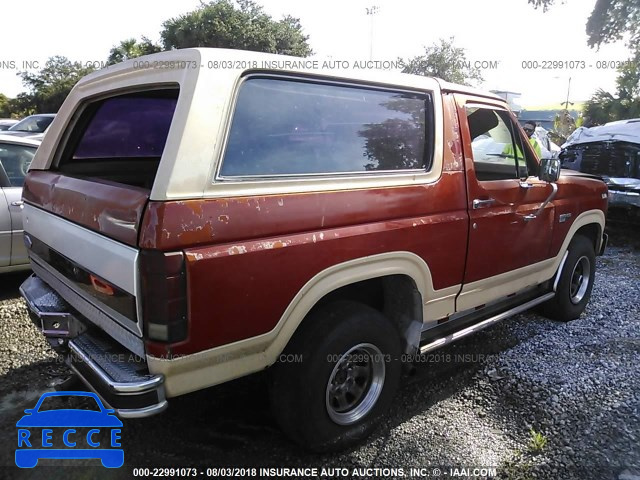 1986 FORD BRONCO U100 1FMEU15HXGLA04124 image 3