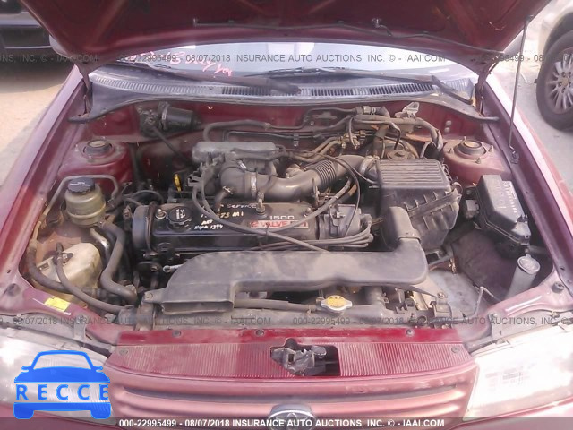 1992 TOYOTA TERCEL DELUXE JT2EL43A0N0163756 image 9