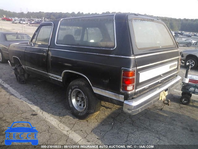 1986 DODGE RAMCHARGER AW-100 3B4GW12T1GM644461 зображення 2