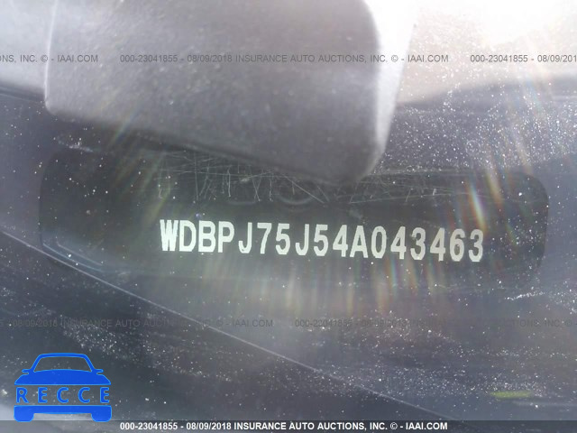 2004 MERCEDES-BENZ CL 500 WDBPJ75J54A043463 image 8