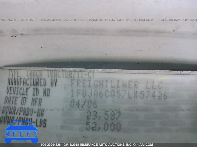 2007 FREIGHTLINER CONVENTIONAL COLUMBIA 1FUJA6CG57LX57426 Bild 9