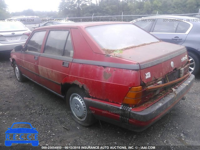 1987 ALFA ROMEO MILANO GOLD ZARDA1162H1050689 image 2