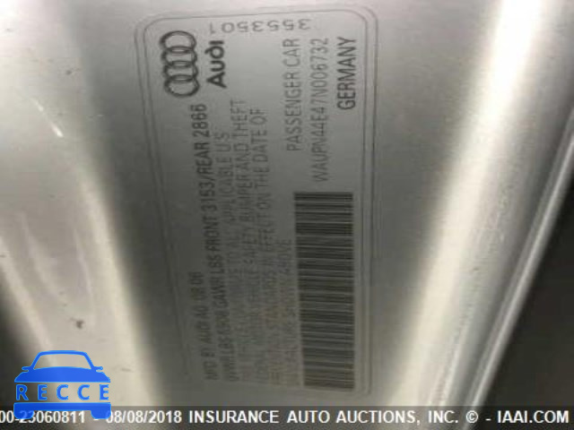 2007 AUDI S8 QUATTRO WAUPN44E47N006732 Bild 8