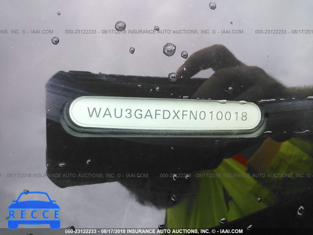 2015 AUDI A8 L QUATTRO WAU3GAFDXFN010018 image 8