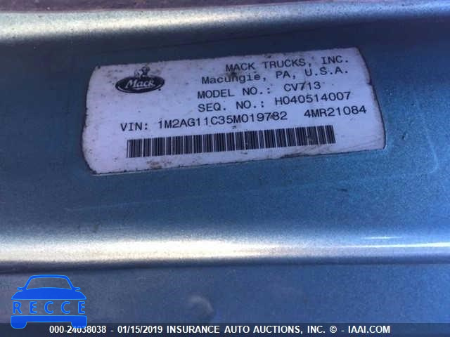 2005 MACK 700 CV700 1M2AG11C35M019782 image 9