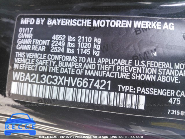 2017 BMW M240XI WBA2L3C3XHV667421 image 8