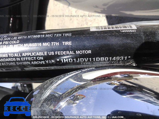 2013 HARLEY-DAVIDSON FLSTN SOFTAIL DELUXE 1HD1JDV11DB014931 image 9