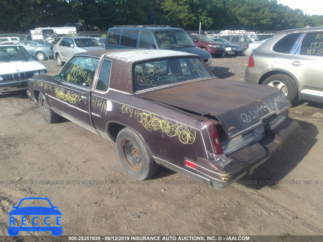 1986 OLDSMOBILE CUTLASS SUPREME BROUGHAM 1G3GM47Y1GP345397 image 2