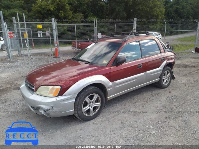 2004 SUBARU BAJA SPORT 4S4BT62C647101790 зображення 1