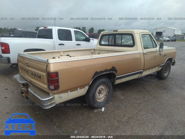 1986 DODGE D-SERIES D150 1B7HD14T3GS113392 зображення 3