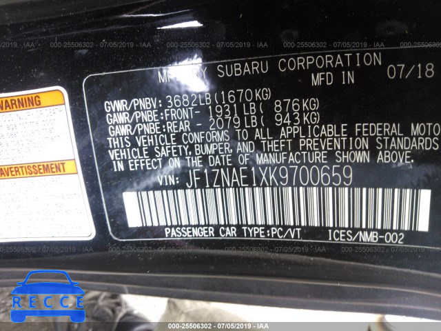 2019 TOYOTA 86 GT/TRD SE JF1ZNAE1XK9700659 image 8