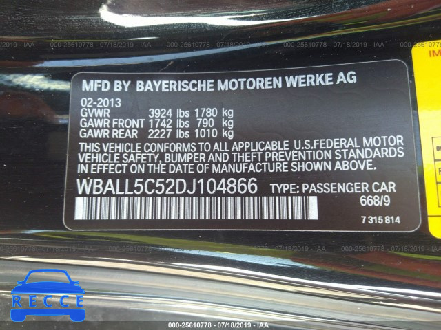 2013 BMW Z4 SDRIVE28I WBALL5C52DJ104866 image 8
