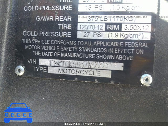 2007 ARGO MOTORCYCLE LXKTCK2957M000311 image 9