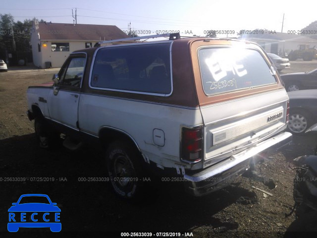1990 DODGE RAMCHARGER AW-150 3B4GM17Z1LM056301 image 2