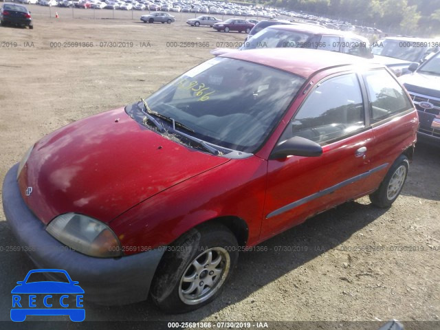 1998 SUZUKI SWIFT GA/DLX 2S2AB21H0W6604510 image 1