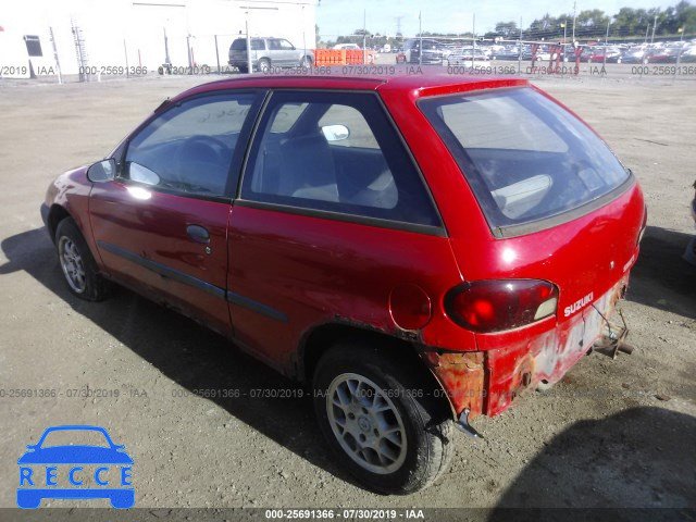 1998 SUZUKI SWIFT GA/DLX 2S2AB21H0W6604510 image 2