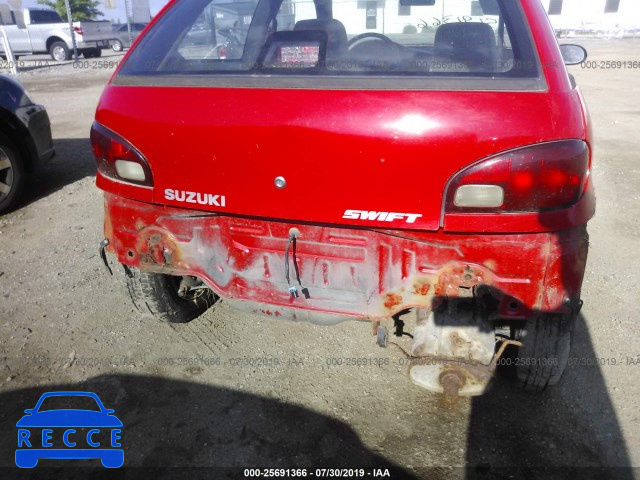 1998 SUZUKI SWIFT GA/DLX 2S2AB21H0W6604510 image 5